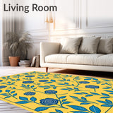 Floral Botanical Vine Trellis Decorative(Yellow)