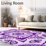 Enchanted Medallion Tapestry (Purple)