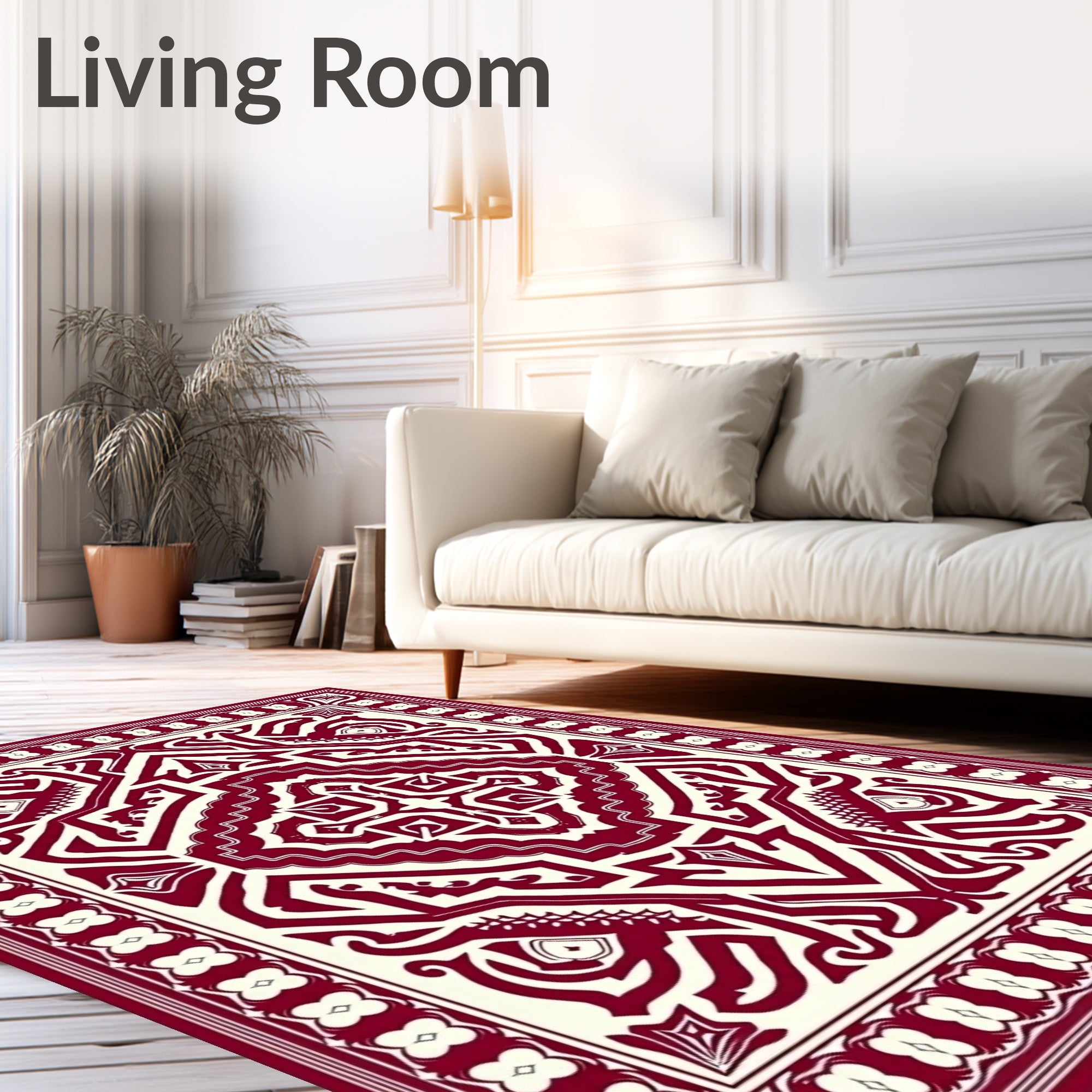 Classical Maze Kaleidoscope Sophisticated Enchanting Wonder (Ivory) - ODIKA