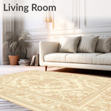 Refined with Intricate Baroque Style in Beige(Beige)