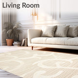 Decorative Beige Area Elegant Accent(Beige)