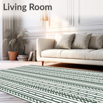 Farmhouse Stripe Interlocking Lattice (Green) - ODIKA