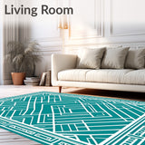 Distinctive Bound Trellis Lattice Artistic Jewel (Blue)