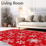 Frosty Crystalline Wonderland Decorative Accent(Red)