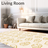 Contemporary Mosaic Floral Accent(Ivory)