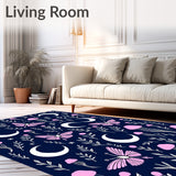 Celestial Moth with Mystical Mushroom Constellation Area(Pink)