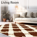 Rustic Gingham Seasonal Foyer Accent(Brown)