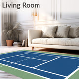 Tennis Court Doubles Singles Baseline(Blue)