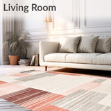 Kitchen Runner Non Slip Striped Beige(Beige)