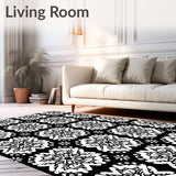 Buffalo Check with Nordic Snowflake Accents(Black)