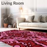 Damask Swirl Ultramodern Exclusive Showpiece(Pink)