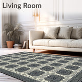 Geometric Paisley Floor(Gray)