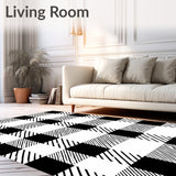 Mountain Gingham Front Step Greeting(Black)