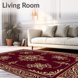 Floral Interlacing Botanical Jewel(Red)