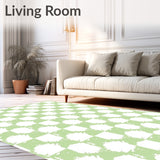 Gingham Grid Farmhouse Crosshatch Design(Green)