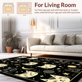 Artistic Black Cat Head Visual(Black)