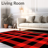 Festive Check with Classic Plaid Motifs(Red)