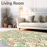 Faded Paisley Garden with Cascading Petal (Ivory) - ODIKA