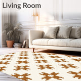 Elegant Textured Modern Transitional Contemporary Masterwork(Brown)