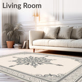 Vintage Medallion Tapestry Junction(Beige)