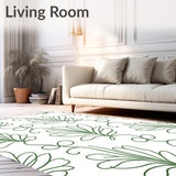 Botanical Vine Scrollwork Sophisticated Embellishment(Green)