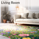 Floral Meadow Pink Garden Indoor(Pink)
