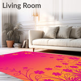 Elegant Blossom Cascade Whimsical Enchanted Garden Dreamscape (Pink)