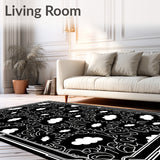 Floating Puff Art Nouveau Inspired(Black)