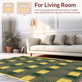 Ultra Soft Area Rug, Non Slip, Stain Resistant, Washable Area Rugs for Living Room, Bedroom, Modern Plush Leopard Print Bedroom Rug(Gray)