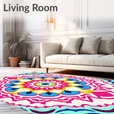 Boho Spirit Artistic with Lattice Scroll Accents (Pink) - ODIKA