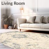 Elegant Boho Inspired Area With Low Pile Design(Beige)