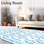 Honeycomb Hexagonal Grid with Modern Minimalist Styling (Blue) - ODIKA
