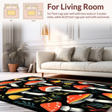 Playful Mushroom Black Anti Fatigue(Red) - ODIKA