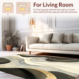 Serpentine Weave Abstract Swirls(Gold)