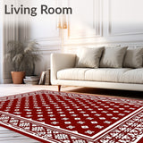 Lattice Framework Boundary Exquisite Handsome Trim(Red)