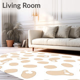 Abstract Animal Inspired Design with Pale Taupe Spots(Beige)
