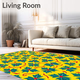 Seasonal Holly Berry Vine with Traditional Yuletide Foliage(Yellow)