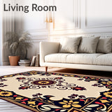 Autumn Providence Collection Floral Medallion(Beige)