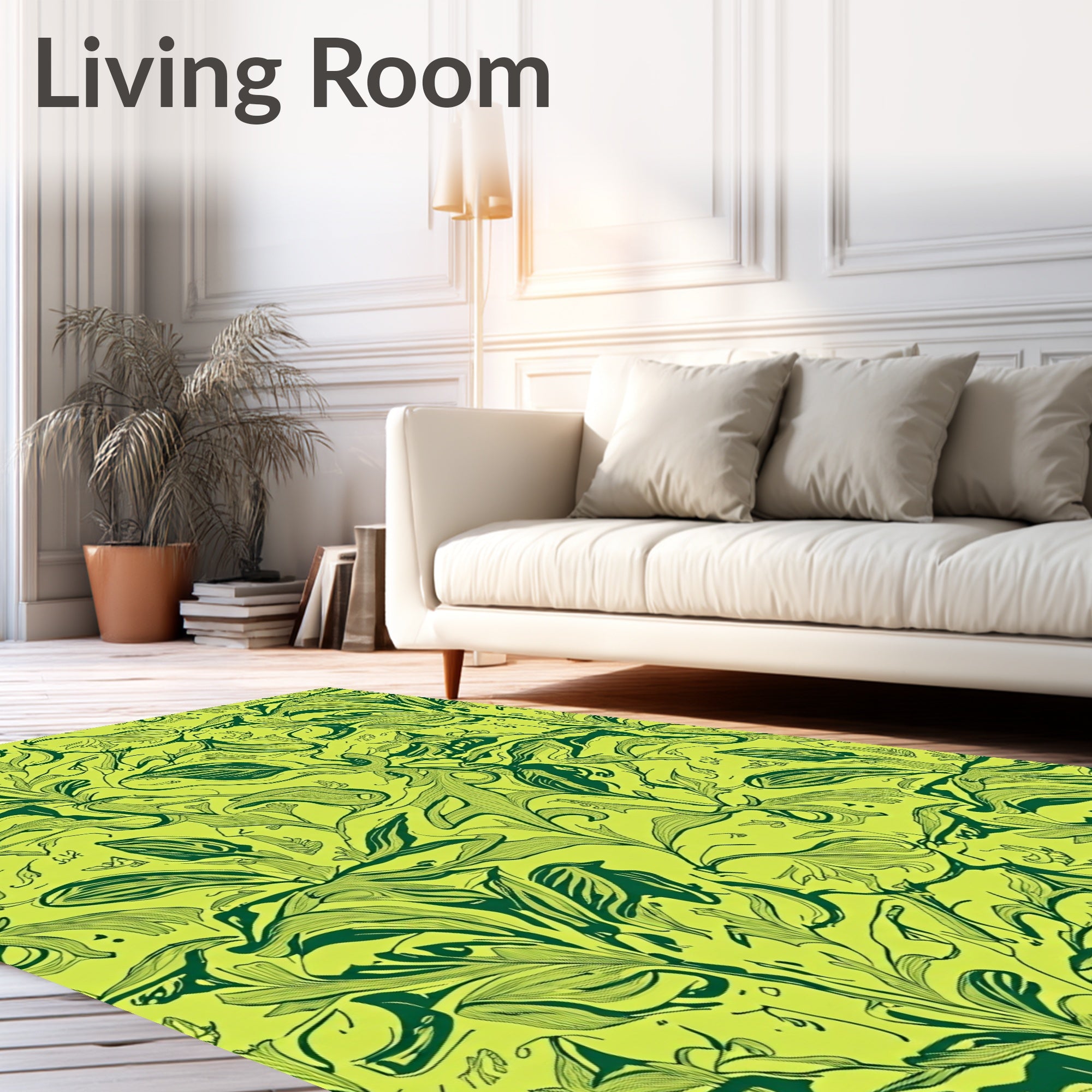 Tropical Jungle Splash Artistic (Green) - ODIKA