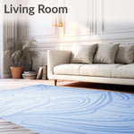 Fading Stripes Ombre Design with Subtle Wave Motifs (Blue) - ODIKA
