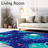 Enchanted Mystical Universe Celestial Wonder Twinkling Dreamscape(Blue)