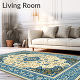 Beige Blue Kitchen Area(Beige)