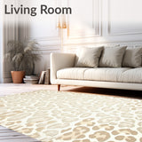 Elegant Leopard Print Beige Sophisticated Interior Design(Beige)