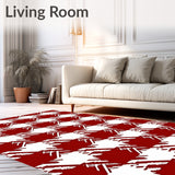 Buffalo Checkered Holiday Entrance Decoration(Red)