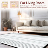 Dynamic Pinstripe Crisp Linear Contrasts Flat Design(Gray)