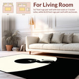 Sophisticated Monochrome Yin Yang(Black)