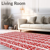 Classic Check With Bold Festive Plaid Motifs(Red)