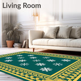 Elegant Flake Jewel Entrance Pathway(Green)