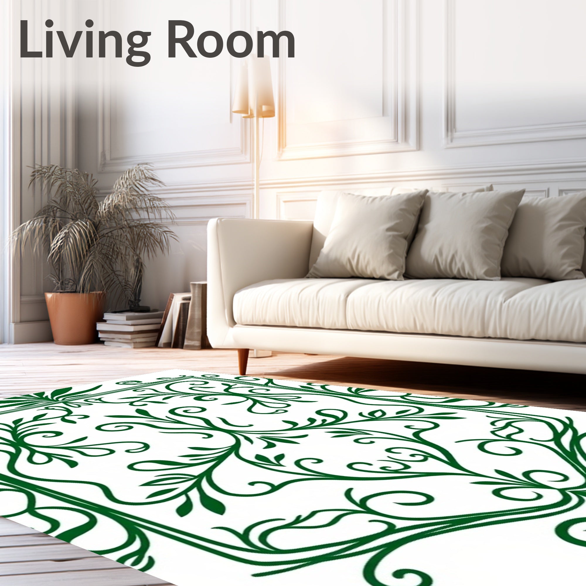 Flourish Network with Intertwining Branches (Green) - ODIKA