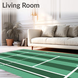 Tennis Court Doubles Layout Service Line(Green)